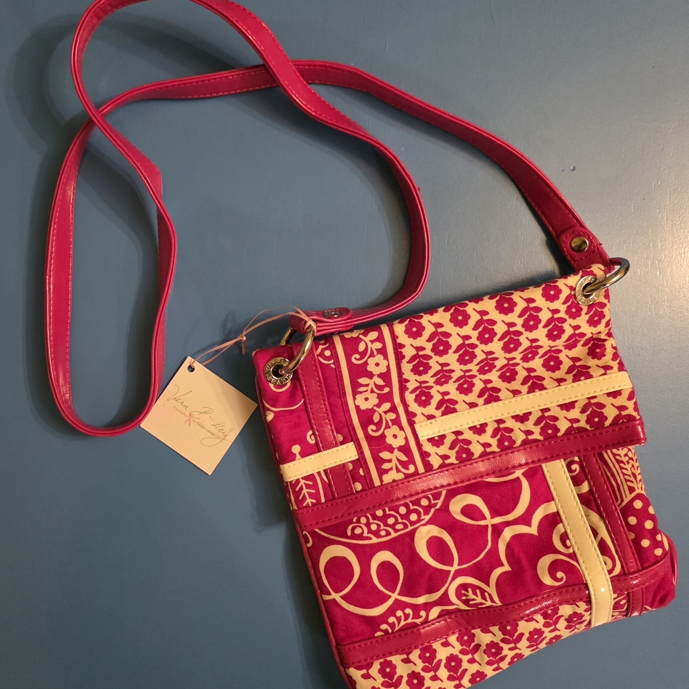 Stylish Pink and White Women's Bag